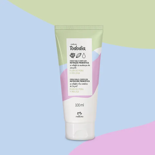 Crema nutritiva corporal Tododia Flor de pera y melisa 