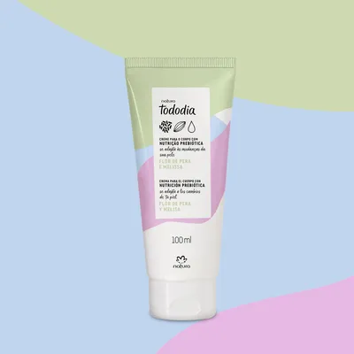 Crema nutritiva corporal Tododia Flor de pera y melisa 