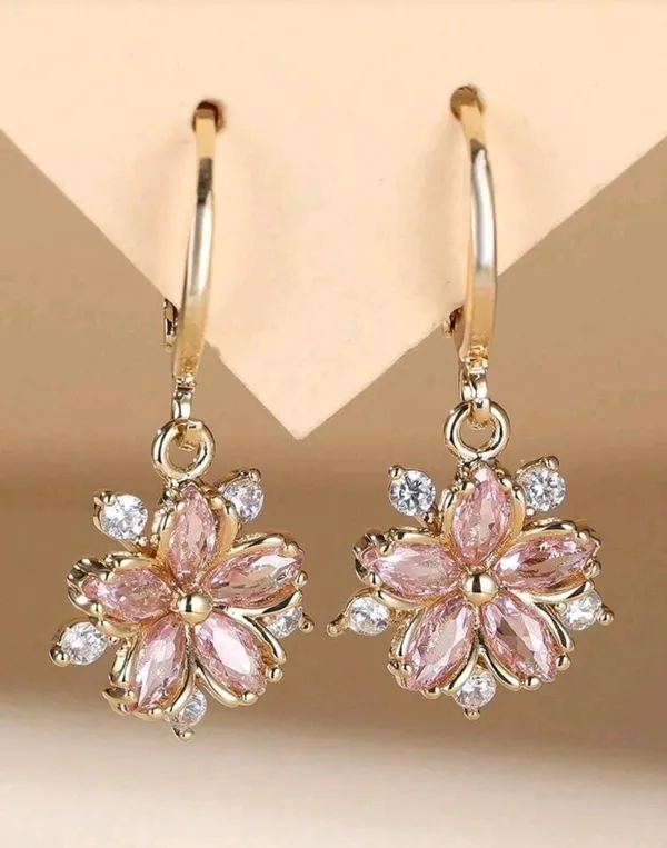 Pendientes floral