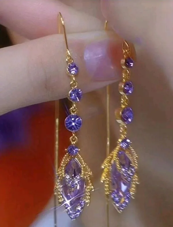 Colgante con flecos de hoja de arce y cristal