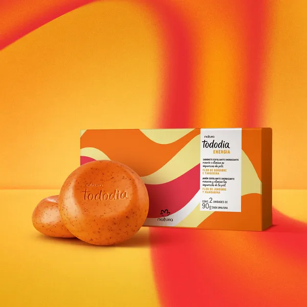 Sabonete em Barra Esfoliante Tododia Energia 90g