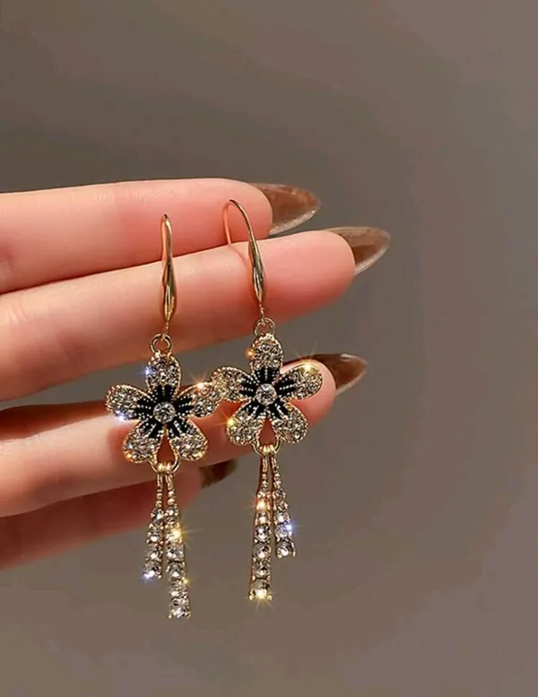 Pendientes Colgantes de flores