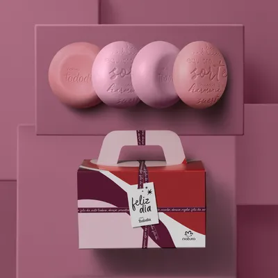 Tododia Caja de Jabones Feliz Dia x4 und 90g